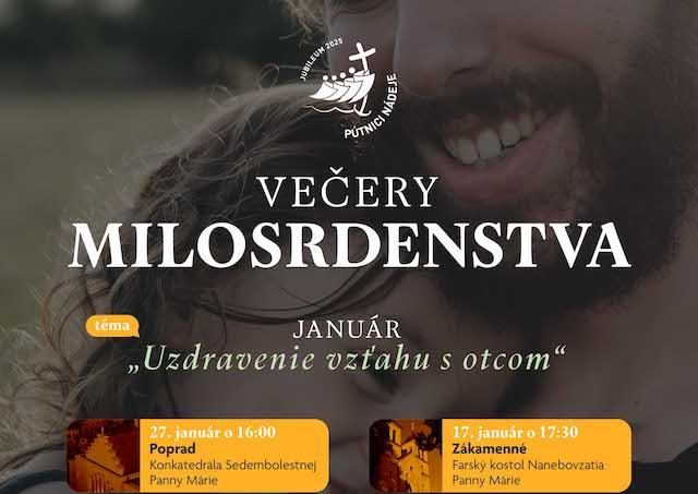 Večery milosrdenstva - Január 2025